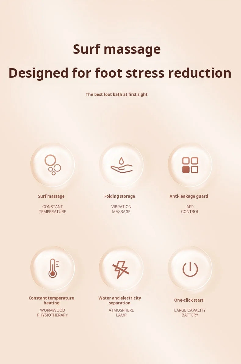 BelezzaLux Foldable Electric Foot Spa™