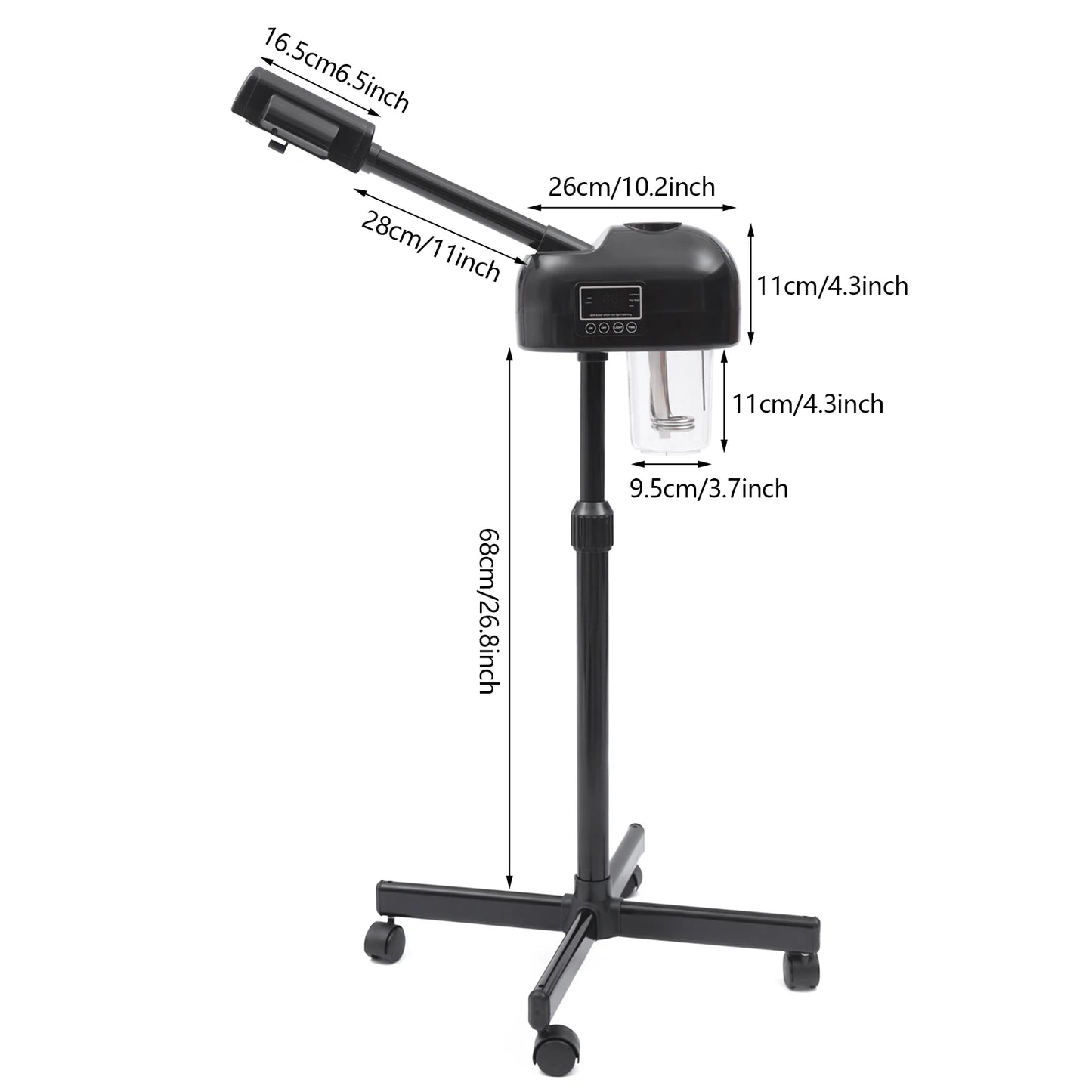 BelezzaLux Standing Facial Steamer with Rotatable Arm™